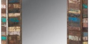 Recycled Wood Mirror Frame