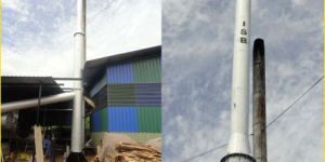 Guy Rope Supported Chimney