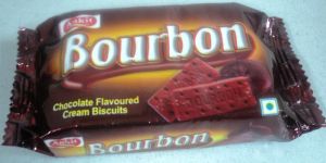 Bourbon Chocolate Flavored Cream Biscuits