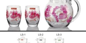 7 Piece Glass Lemonade Set