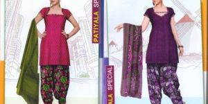 Patiyala Cotton Printed Dress Materials
