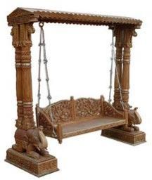 Wooden Carved Swing