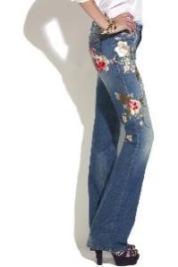 Embroidered Jeans