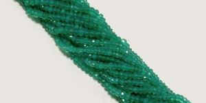 Green Onyx Faceted Beads Strand