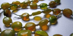 Original Yellow Opal Oval Beads