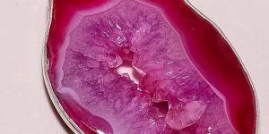 Pink Chalcedony Connectors