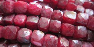 Ruby Dyed Beads