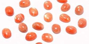 Sunstone Oval Flat Back Cabochon Stone