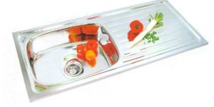 Stainless Steel Single Bowl Drainboard Sink