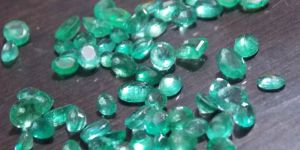 Synthetic Lab Created Emerald Stone