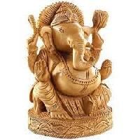 Wooden Ganesh Statues