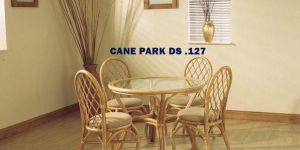 Cane Dining Table Set