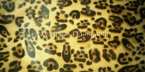 Printed Hair on Leather