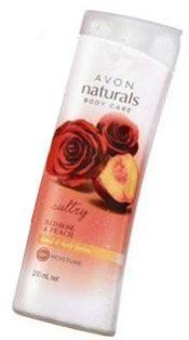 Avon Rose and Peach Body Lotion