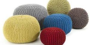 Knitted Poufs