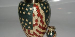 Country Flag Print Urns
