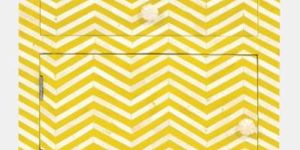 BONE INLAY BEDSIDE -BLACK