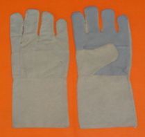 Cotton Leather Hand Gloves