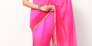Dyed Chiffon Sarees
