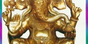 Ganesha Brass Statue