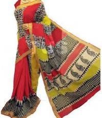 Block Printed Cotton Sarees