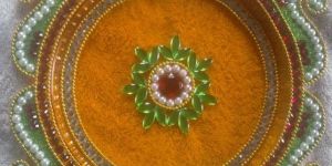 Moti Beads Pooja Thali