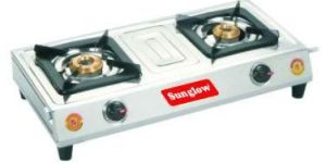 Stainless Steel Series Two Burner Gas Stove