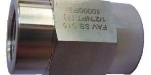 Stainless Steel 316 Hex Coupling 1/2