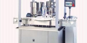 Automatic Filling, Plugging and Capping Machine