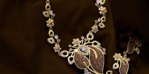 Long Necklace Set Wood