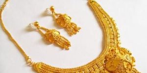 Gold Plated Necklaces with Stud
