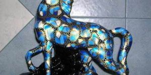 Painted Horse Statues