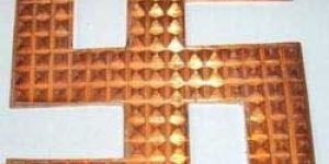 Copper Swastik Pyramids