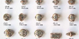 Copper Silver Beads