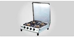 Elegent Glass Top Four Burner Gas Stove