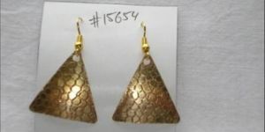 Triangle  Metal Earring