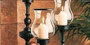 Glass Candle Stand - 01