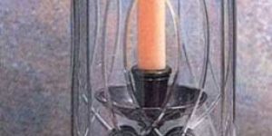 Glass Candle Stand - 02