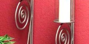 Glass Candle Stand - 04