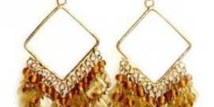 Glass Beaded Earrings Icc-38