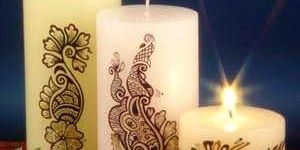 Tatooed Candles