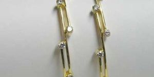 Diamond Studded Gold Bangles