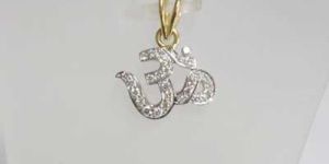 Diamond Studded Gold Pendants