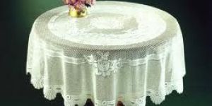 Round Linen Plastic Table Cloths