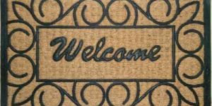 Rubber Backed Non Brush Mats