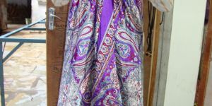 Satin Print Dress