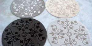 Round Hand Tufted Carpet