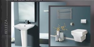 Belleza Two Piece Set, One Piece Toilets