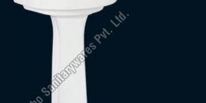 Pedestal Wash Basin and Tap Set