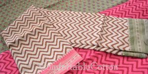 Hand Block Printed Cotton Dress Material